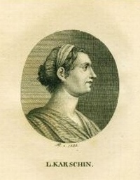 Anna Luise Karschin (1722-1791). Portrait