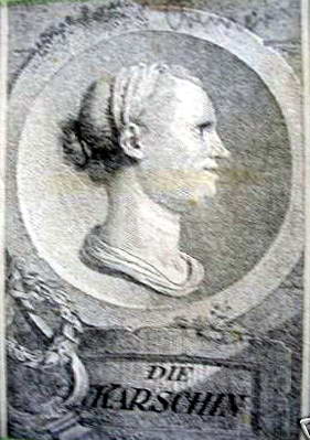 Anna Luise Karschin (1722-1791). Portrait